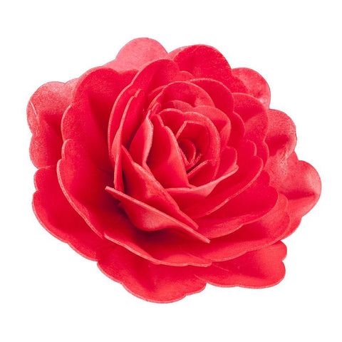Syötävä koriste, punainen Ruusu 12,5 cm