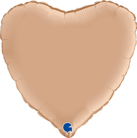 Nude sydän foliopallo