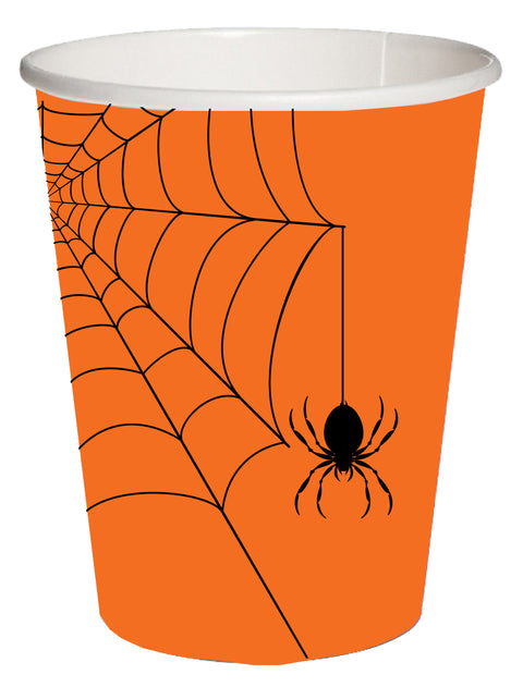 Halloween hämähäkinseitti pahvimuki 250 ml 10 kpl/pkt