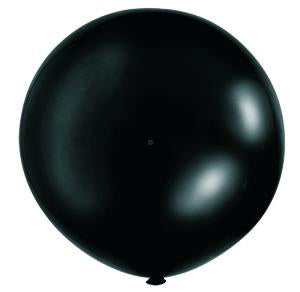 60 cm musta jättikumipallo