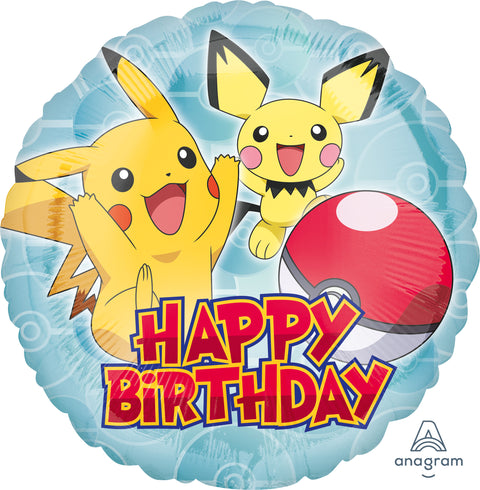 Pokemon Happy Birthday foliopallo