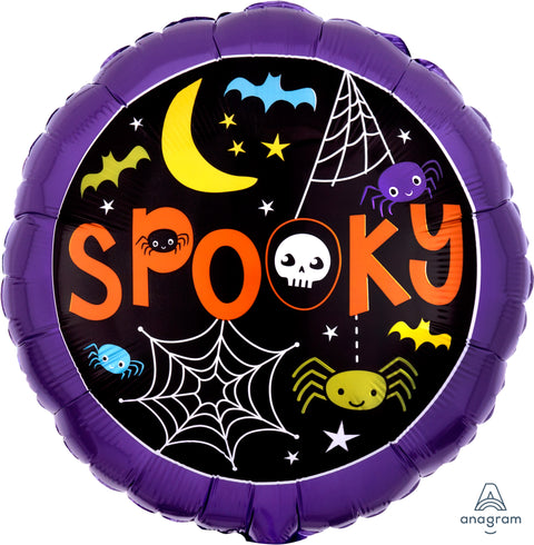 Halloween spooky hämähäkit foliopallo