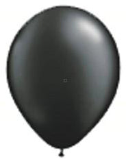 28 cm metallinhohtomusta ilmapallo 25 kpl/pss