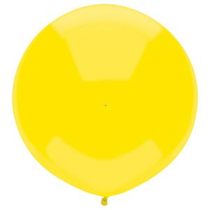 100 cm keltainen ilmapallo 2 kpl/pss