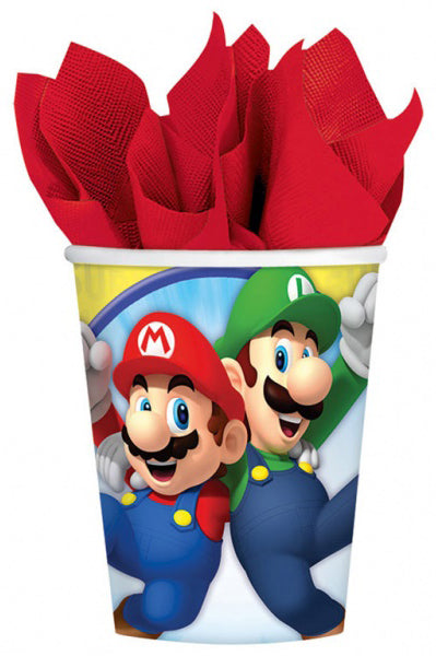 Super Mario pahvimuki 8 kpl/pkt