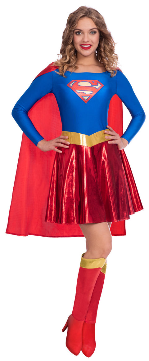 Supergirl Classic aikuisten naamiaisasu