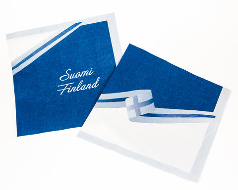 Suomen lippu, suuri lautasliina 20 kpl/pkt