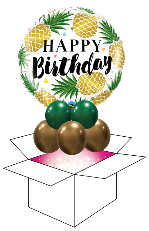 Palloboxi ilmapalloasetelma, Happy Birthday ananas S