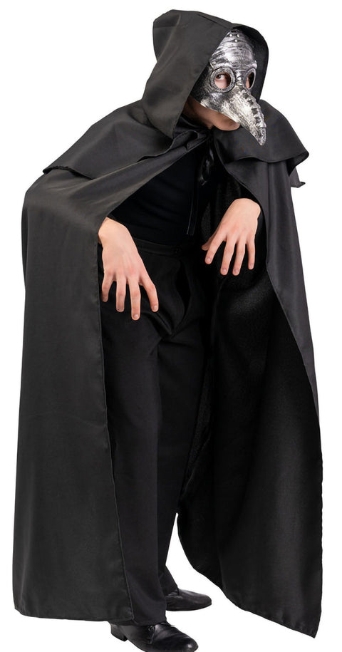 Ruttotohtori asusetti; viitta ja maski