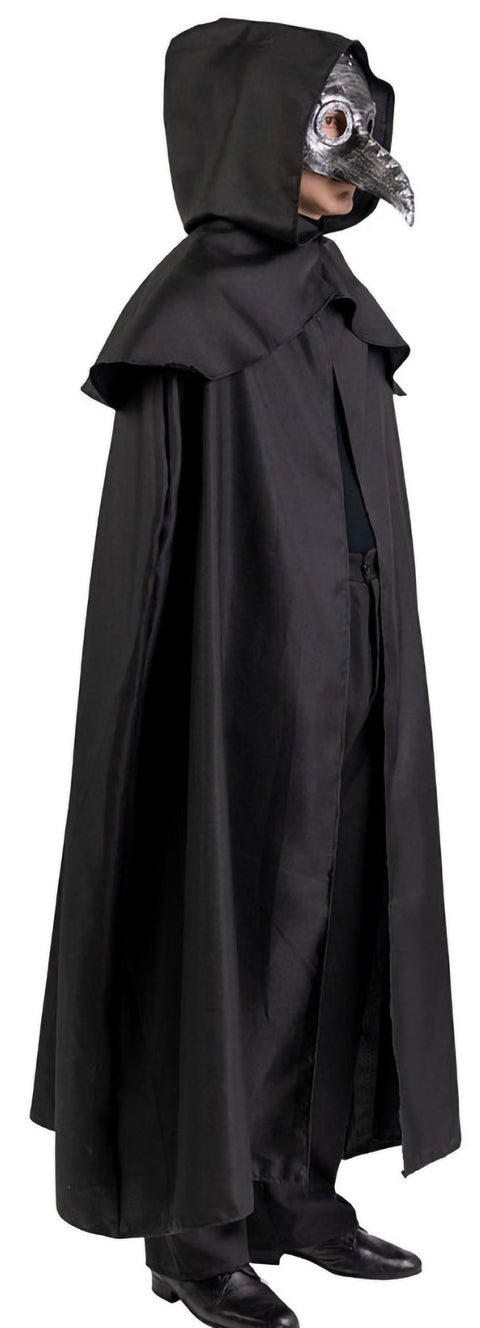 Ruttotohtori asusetti; viitta ja maski