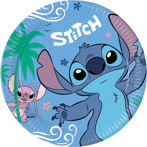 Lilo & Stitch suuri pahvilautanen 23 cm 8 kpl/pkt