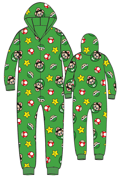 Adult Onesie costume Luigi M