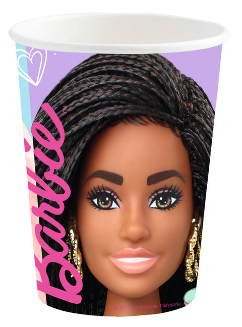Barbie pahvimuki 250 ml 8 kpl/pkt