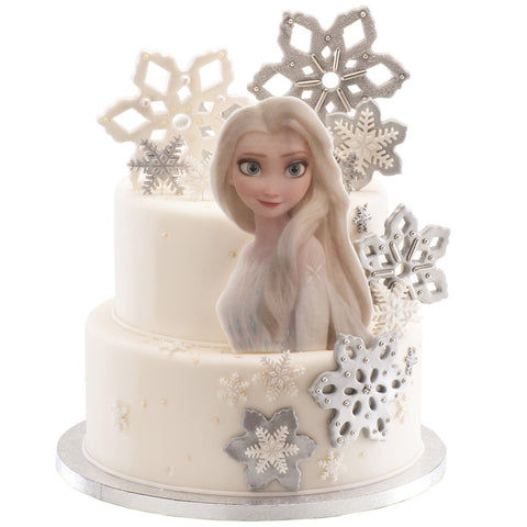 Frozen Elsa syötävä kakkukuva