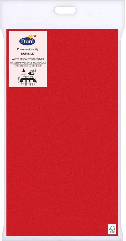 Pöytäliina punainen 138 x 220 cm
