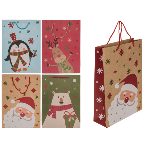 Lahjakassi Jouluystävät 25 x 8,5 x 34,5 cm, lajitelma 2 erilaista