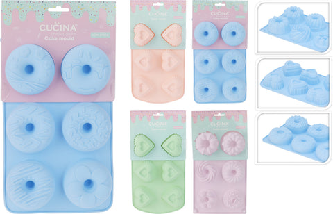 Leivontamuotti silikonia, lajitelmatuote