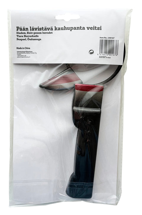 Pään lävistävä kauhupanta veitsi