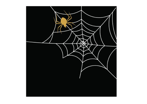 Halloween hämähäkki suuri lautasliina 20 kpl/pkt