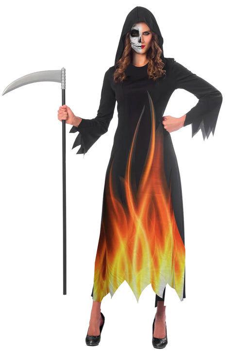 Viikatemies aikuisten naamiaisasu L