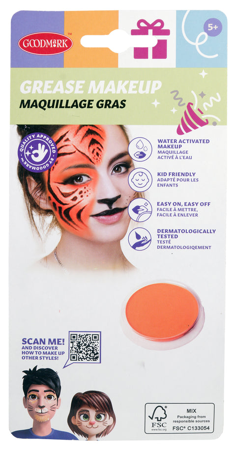 Kasvoväri 14 g oranssi, öljypohjainen