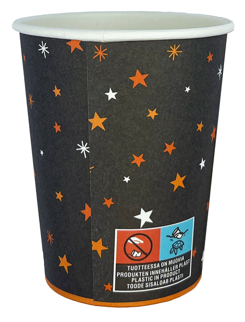 Pahvimuki kurpitsat 250 ml 6 kpl/pkt