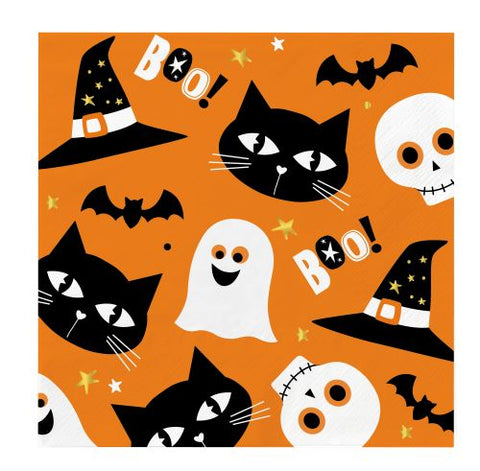 Halloween suuri lautasliina 12 kpl/pkt