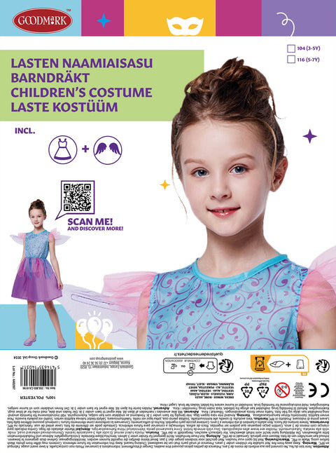 Keijuasu lasten  104 cm