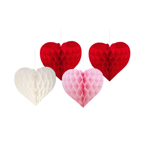 Paperikenno sydämet 4 kpl/pkt