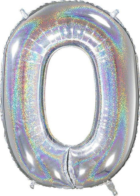 Numerofolio 0 hologrammi hopea 66 cm