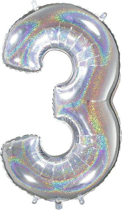 Numerofolio 3 hologrammi hopea 70 cm