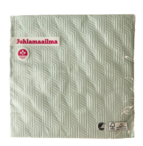 Lautasliina 33 cm vedenvihreä 20 kpl/pkt