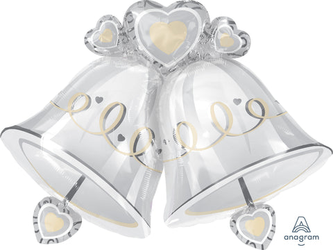 Hääkellot muotofoliopallo