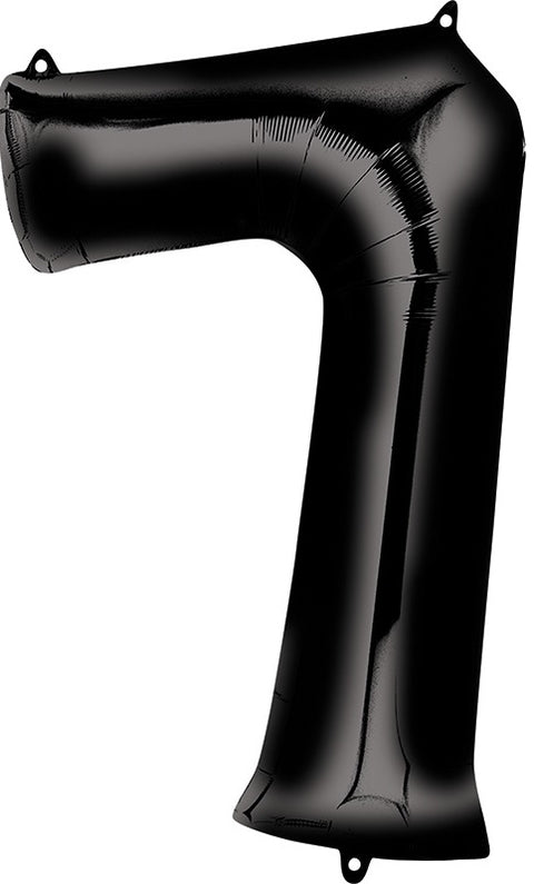 Numerofolio 7 musta 86 cm