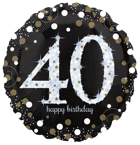 Happy Birthday 40 foliopallo