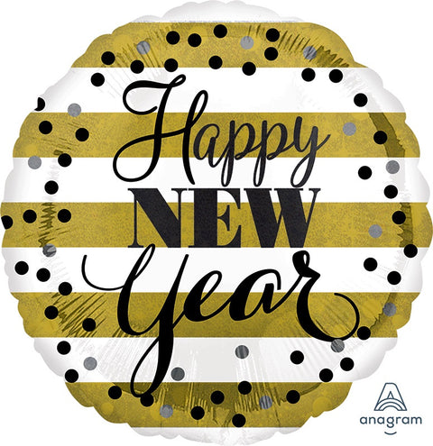 Happy New Year raidat foliopallo