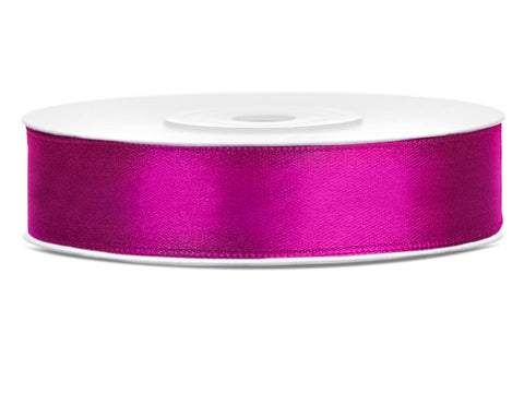 Satiininauha 12mm/25m, fuksia