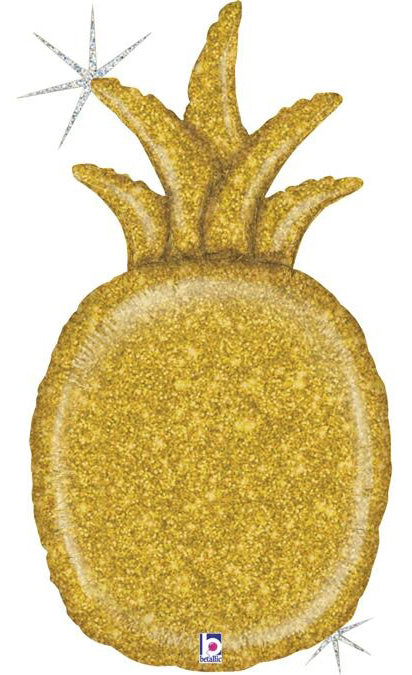 Kimaltava ananas kullanvärinen erikoismuotofolio