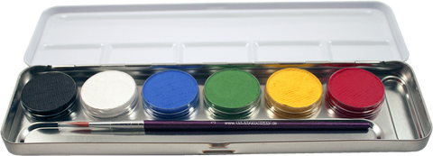 Kasvoväripaletti 6 x 3,5 ml