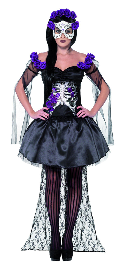 Day of the Dead Senorita aikuisten naamiaisasu