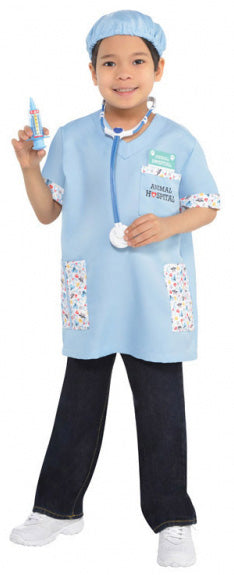 Eläinlääkäri, asusetti lasten 98-114 cm