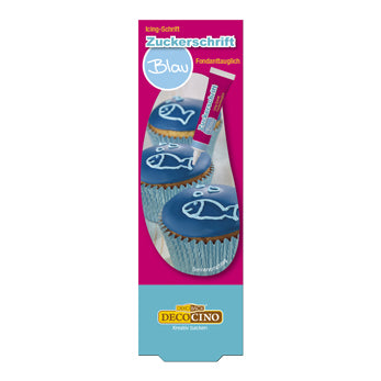 Sokerikuorrutekynä, sininen 18 g