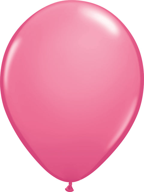 28 cm roosanpunainen ilmapallo 25 kpl/pss