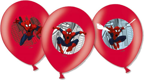 Spider-Man ilmapallo 27 cm 6 kpl/pss