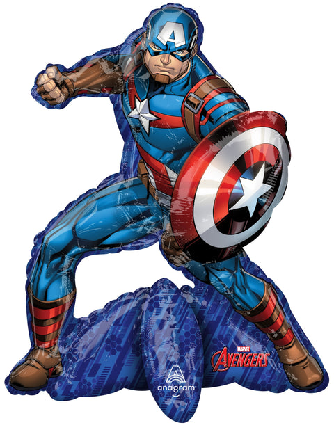 Avengers Kapteeni Amerikka ilmatäytteinen erikoisfoliopallo