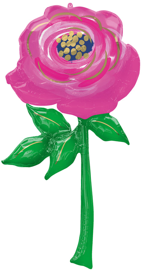 Pinkki ruusu  XL erikoismuotofolio