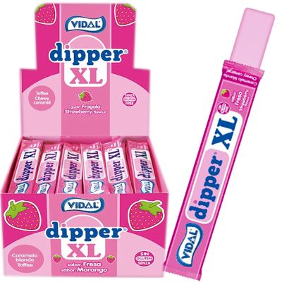 Vidal Dipper XL Mansikka TOFFEETANKO 10,5 g