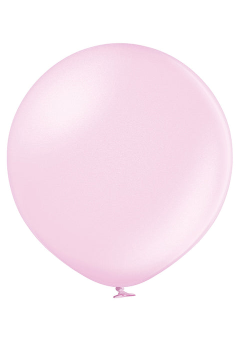 Jätti-ilmapallo 60 cm metallinhohtovaaleanpunainen