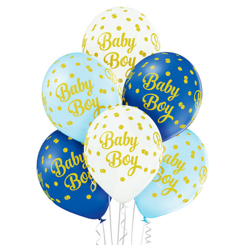 Baby boy ilmapallo 30 cm 6 kpl/pkt