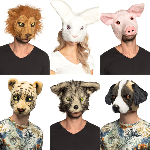 Pehmeä eläinnaamari, 6 erilaista